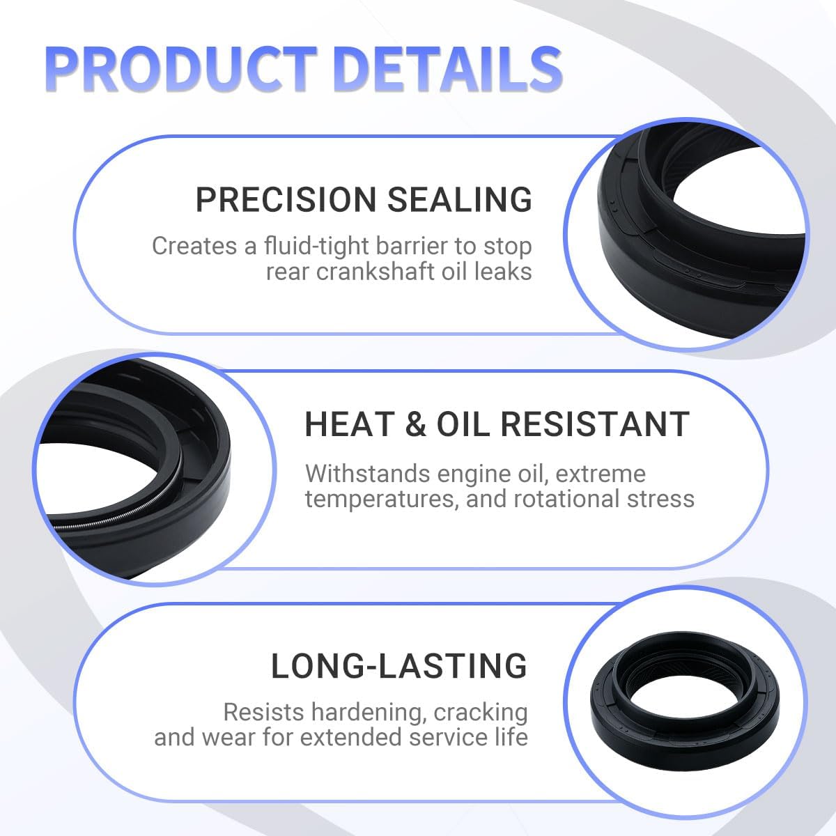 90311-34023 Axle Shaft Oil Seal | Fits Toyota Scion Corolla Matrix Echo Yaris XA XB IQ | Manual Transaxle Seal | 1 Pack
