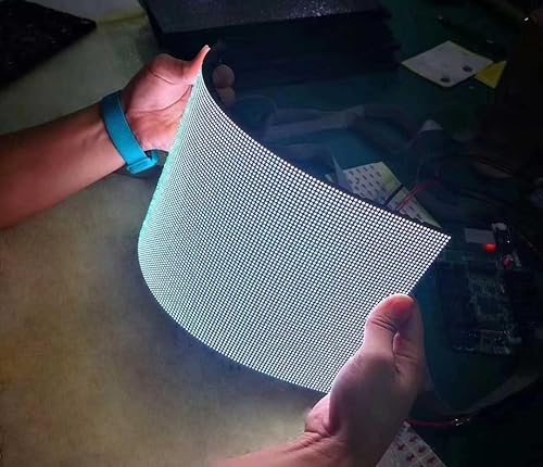 Miniatura 5 de P2.5 módulo suave 1,049.9x524.9 ft m, píxeles flexibles del panel 128x64, pantalla LED curvada a todo color interior