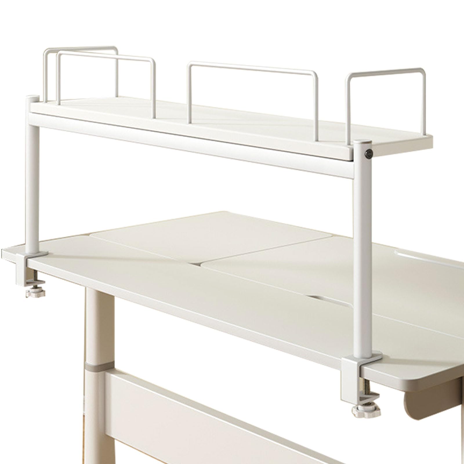 Estante de escritorio para oficina y dormitorio, estante de almacenamiento de libros y artículos de papelería para oficina en casa