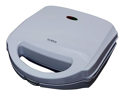 Surya Grill-O Grill 750-Watt Sandwich Maker (White)