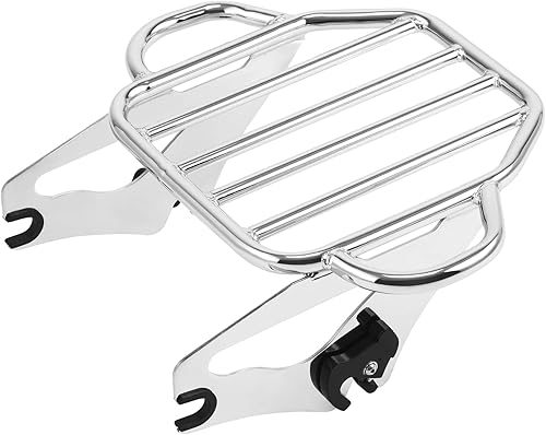 TCT-MOTORPARTS 2 Up Tour Pack Rack de equipaje de montaje para Harley Touring Road King Street Glide 2009-2025 CVO Limited FLHTKSE