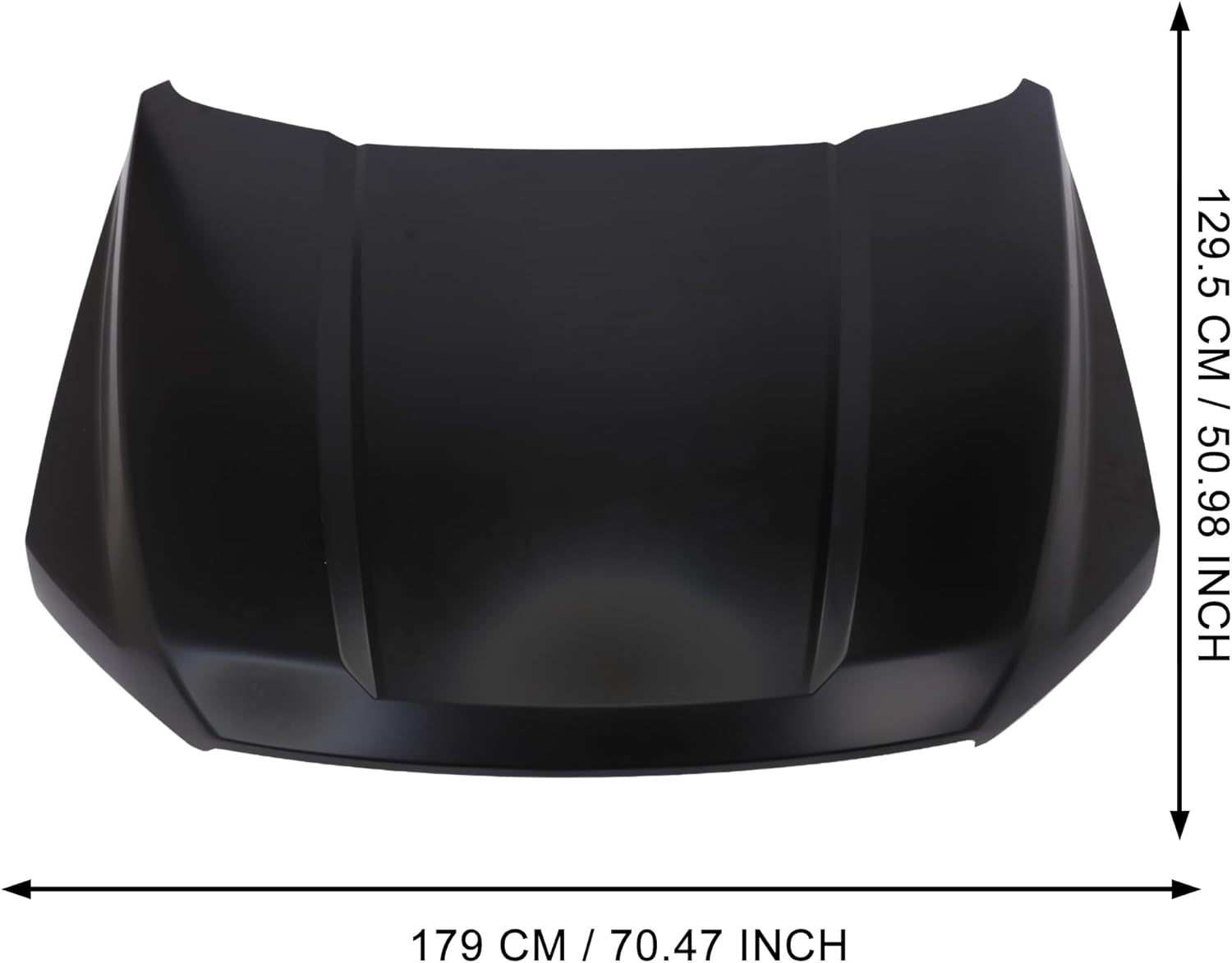 Front Hood Panel Direct Replacement Compatible With 2015-2020 Ford F150 FL3Z16612A FO1230314