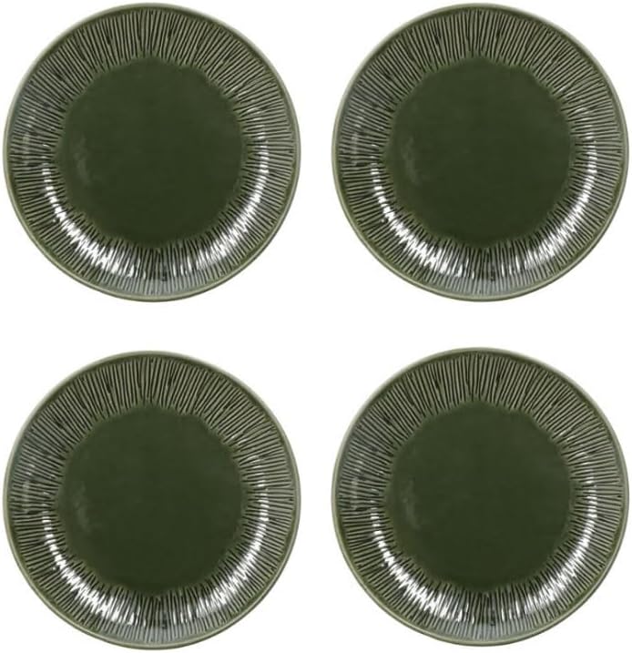 Jardin 4pc Stoneware Side Plate Set, 22cm, Gift Boxed