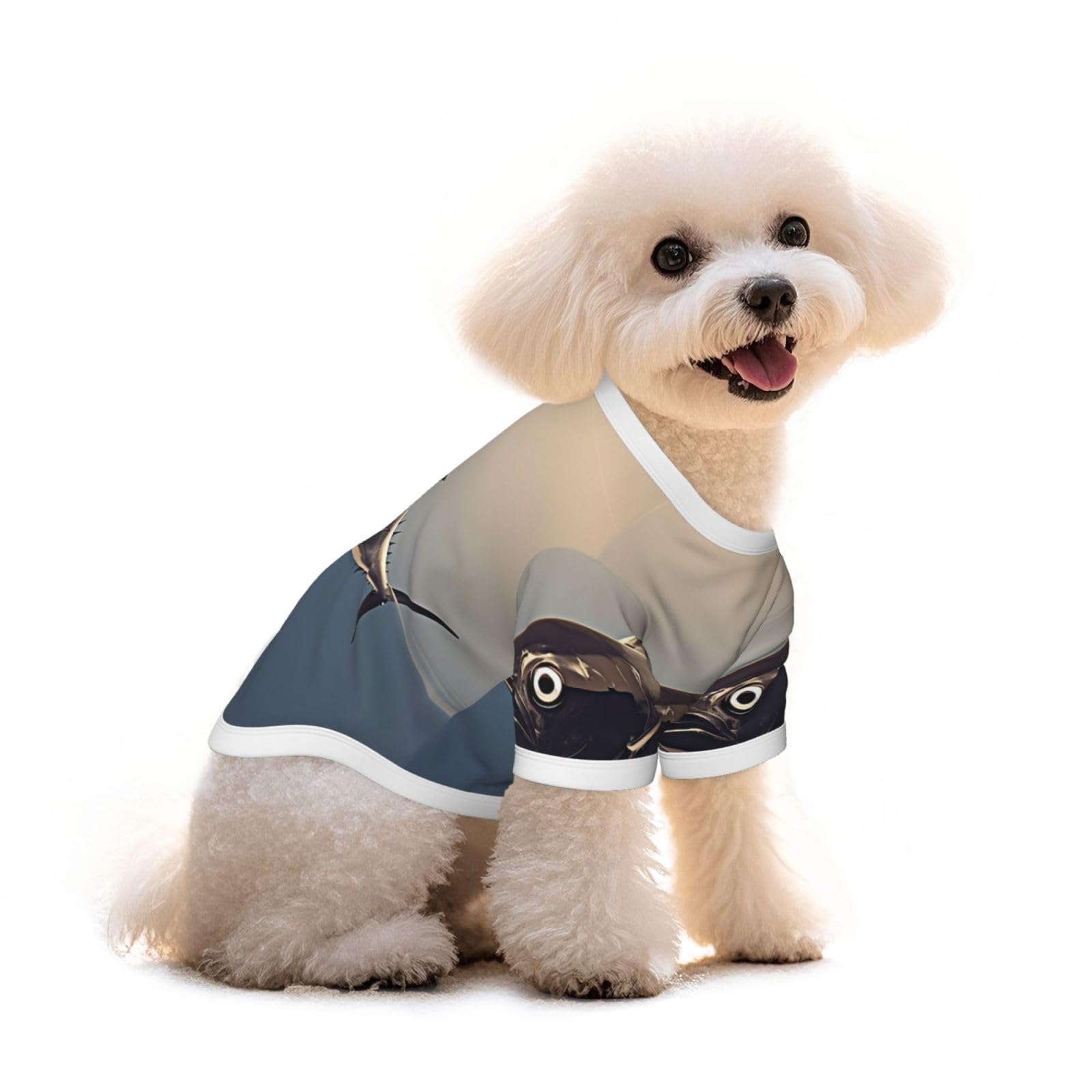 T-shirt pour chien contre les irritations : coton respirant doux Metalsmile