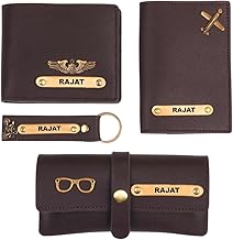 Personalized Leather Wallet Gift Hamper for Men | Gift for Man | Gifts for Man | Personalised Gifts for Men | Christmas Gifts | Secret Santa Gifts for Office Colleagues
