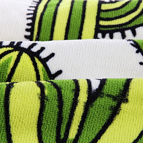 Polly House Large Round Picnic Mat Beach Towel Blanket With Tassels Ultra Soft Super Water Absorbent Towel 59 Inch Across Multifunctional Purposes Blanket, Wash Machine Easy Wash (Sc059) #TOP4