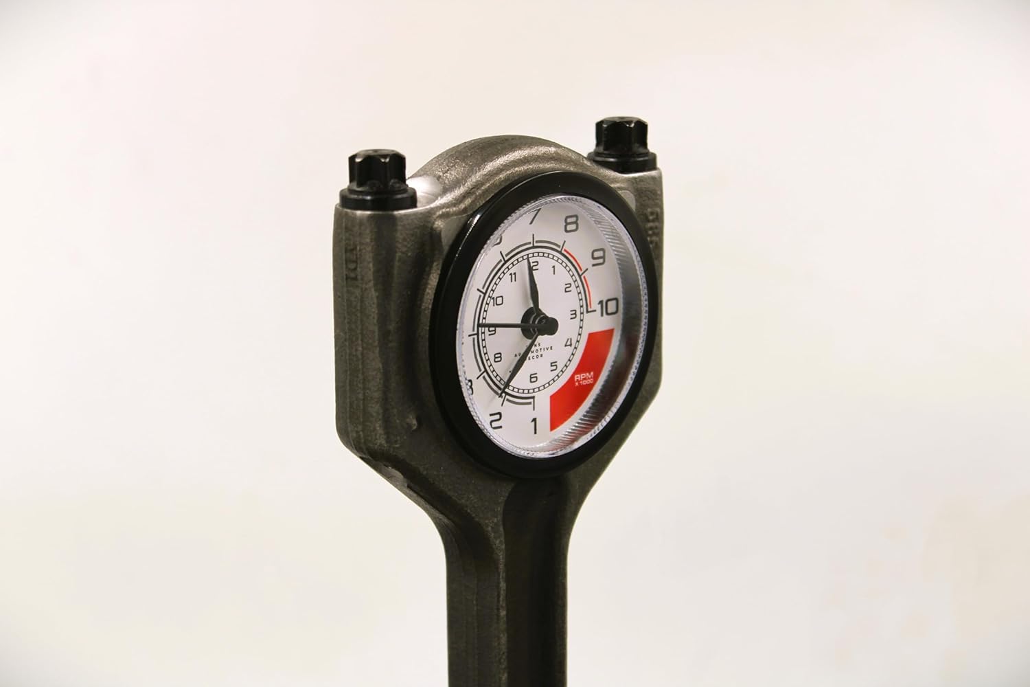 Engine Piston Desk Clock for Car Enthusiasts – Unique Industrial Decor, Car Guy Gift, Motorhead Desk Accessory, Automotive Piston Art, Race Car-Inspired Clock for Home and Office Decor