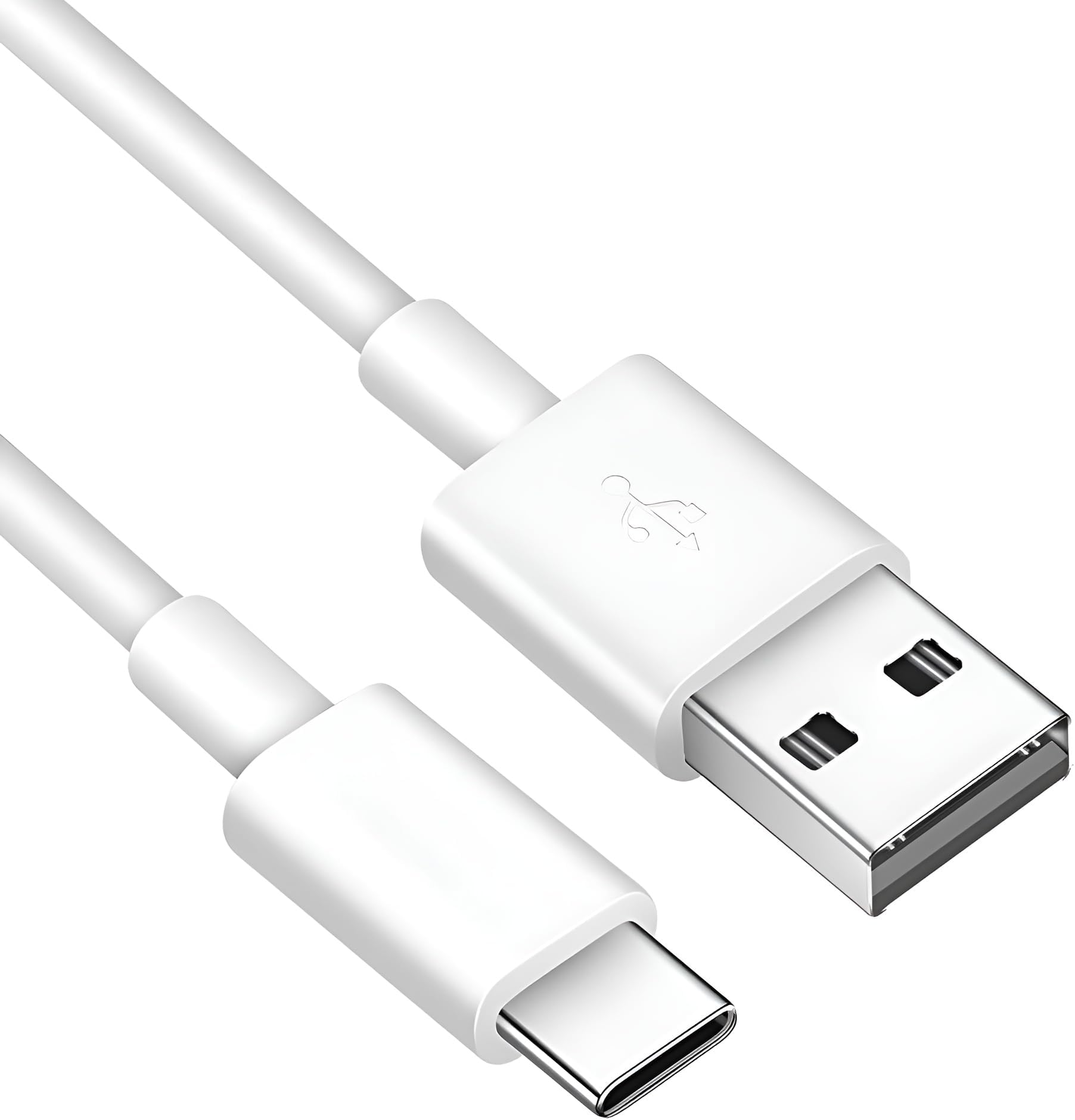 Vivo 44W Ultra Fast Flash Type C Charging Cable Compatible With Vivo V19 V20 Se V20 Pro V21 5G X50 X50 Pro X60 X60 Pro Y53S Y73 (White),(1 Metre Cable)