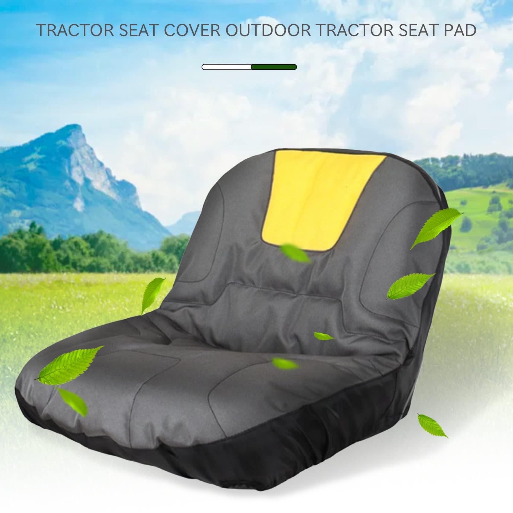 Sadfd Coprisedile Per Trattorino Tosaerba, Coprisedile Per Trattore, Il Coprisedile Ha 2 Tasche.Adatto Per Sedili Con Altezza Dello Schienale Di 31-36 - Foto 6