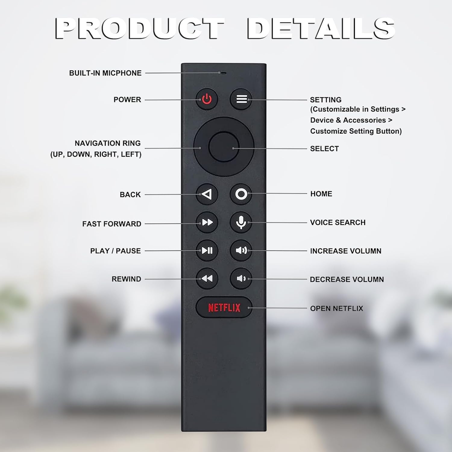 Nvidia Shield TV Remote Control Replacement P3700 Kenya Ubuy