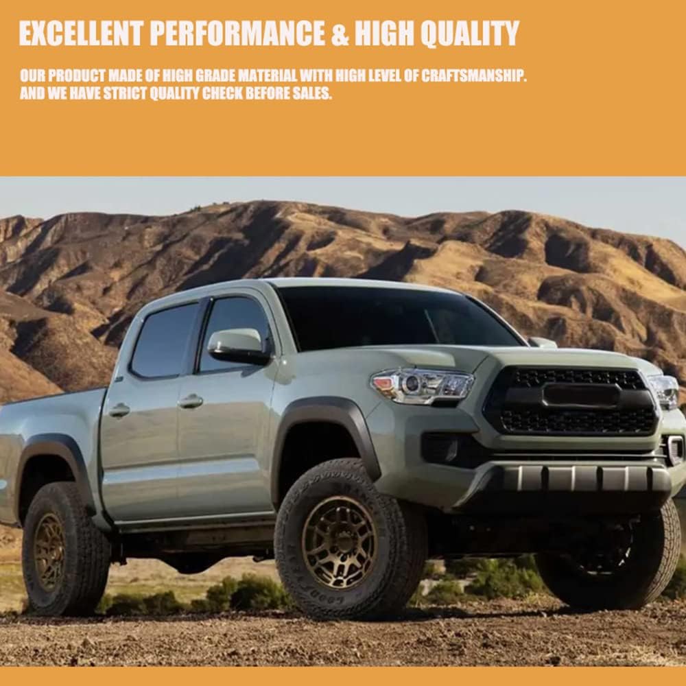 Offroad LED Light Pod Metal Hood Hinge Ditch Mount Bracket Kit Compatible with Toyota Tacoma 2016 2017 2018 2019 2020 2021