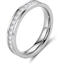 Minimalist & Romantic Single-Row Diamond Ring for Daily, Date & Wedding
