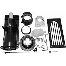 40mm Water Jet Thruster Sprayer Pump Water Pump with 3 Propeller Fit 775 Motor for RC Jet Boat, Black