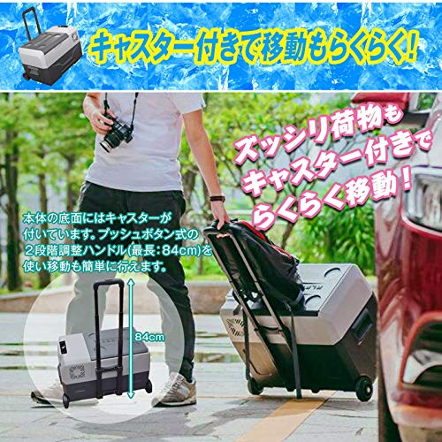 Amazon.co.jp: 大容量 30L 冷蔵冷凍庫 車載用 家庭用電源付き 車用 