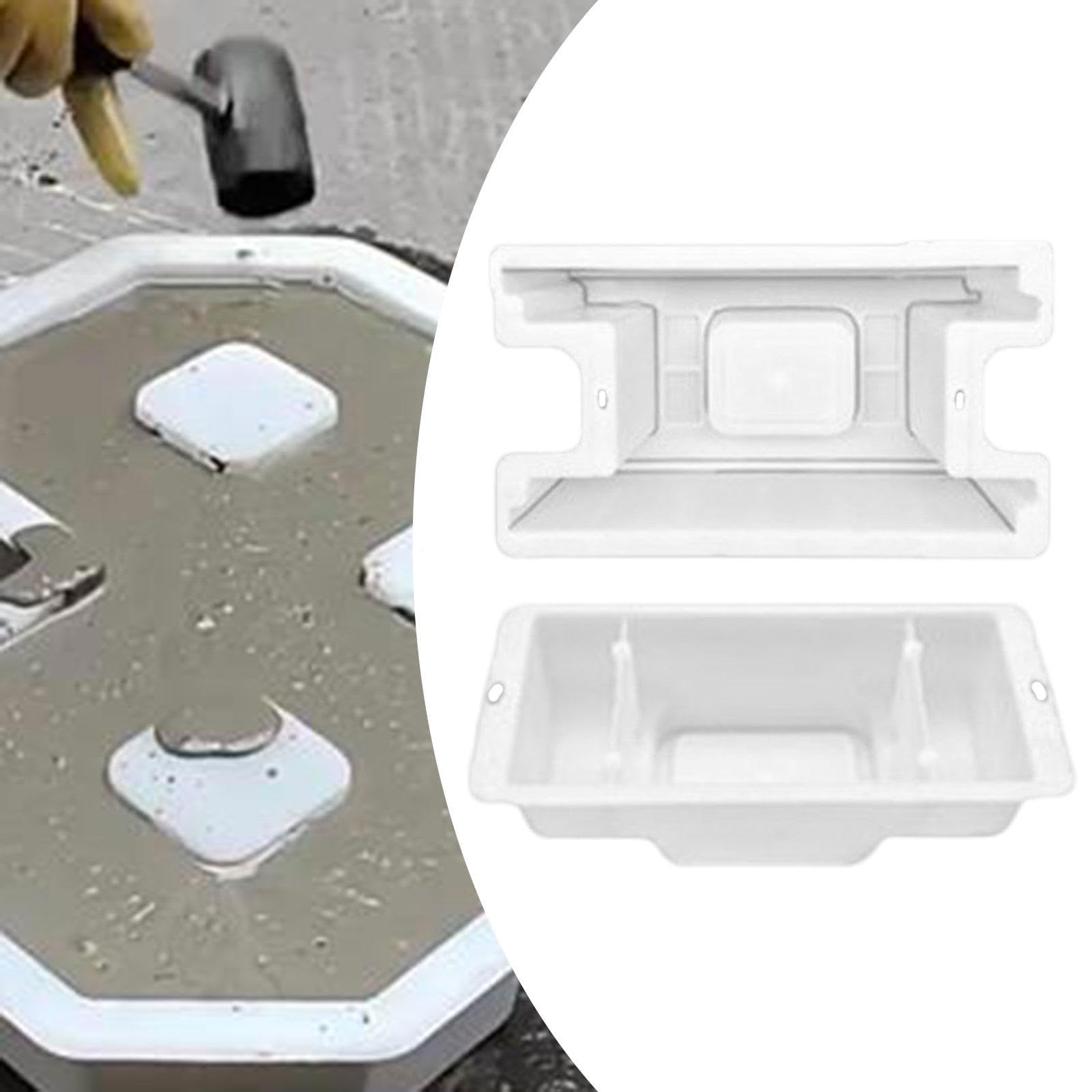 Generic 2 Pezzi Modello Blocchi Pozzo Cemento Mattoni Riutilizzabile in PP per Percorsi E Piante Adatto a Terrazza Parco Cortile Casa Giardino, Style B
