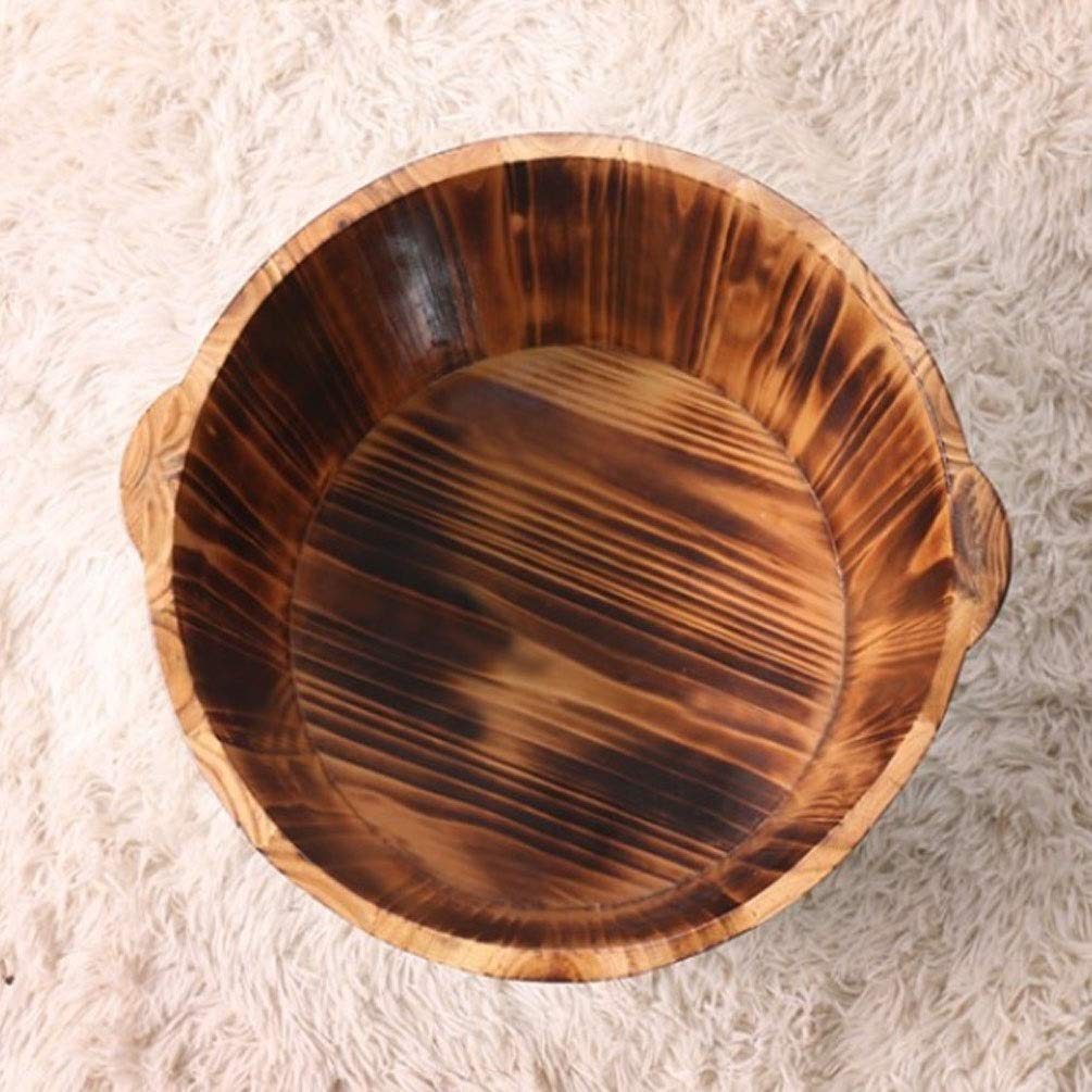 Baignoire en bois pour les pieds pour tremper les pieds, pédicure, seau en bois pour la maison, grand bassin de bain de pieds, seau de trempage des pieds Lofty Ambition Lucky Star