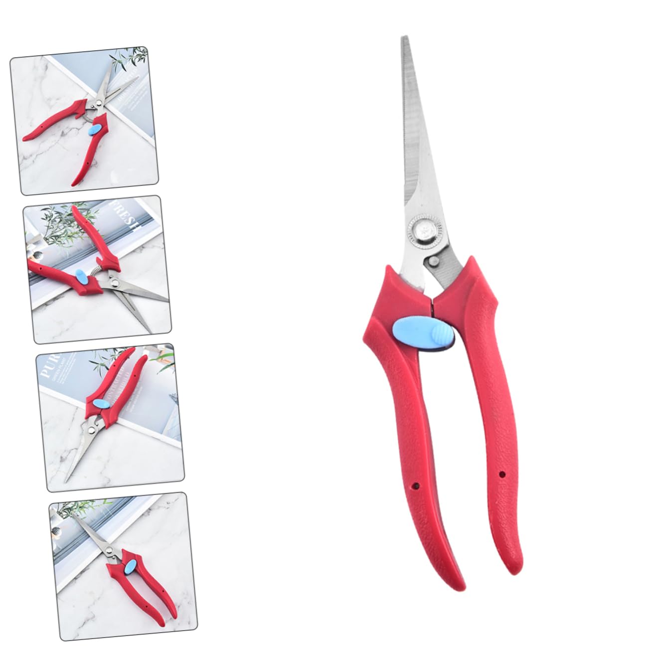 BESPORTBLE 3piezas Tijeras De Jardinería Ergonomicas Para Recoger Frutas y Hortalizas Podadora De Ramas Para Uso Profesional Herramienta De Corte Precisa Para Plantas y Árboles