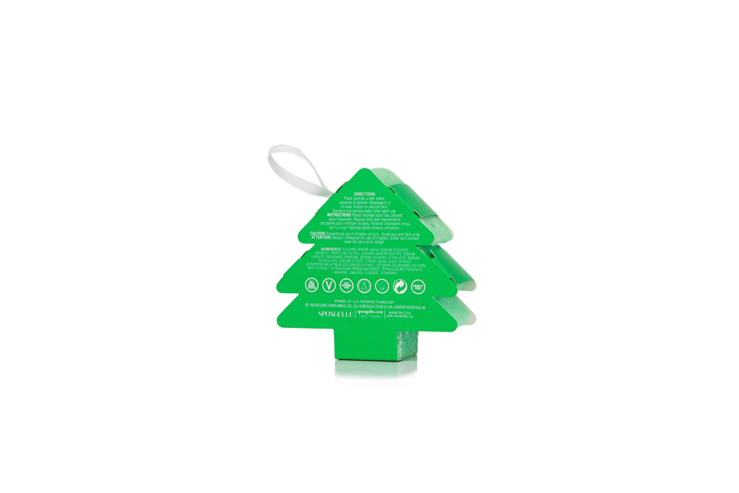 Spongellé Holiday Collection Body Wash Infused Buffer, Jolly (Twinkling Holly) - Image 2