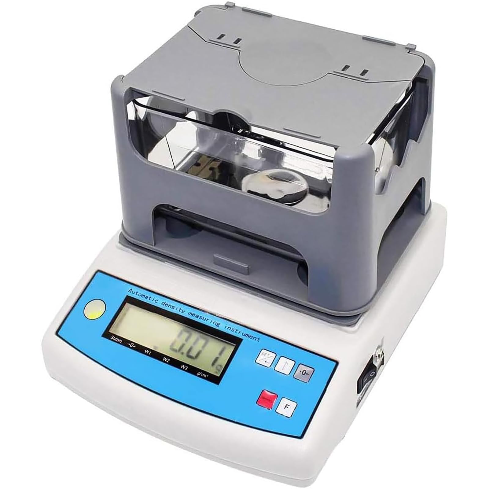 Densimetro solido digitale, gravimetro ad alta precisione per testare granuli di plastica e gomma, densità di misura con precisione 0.001G/Cm3