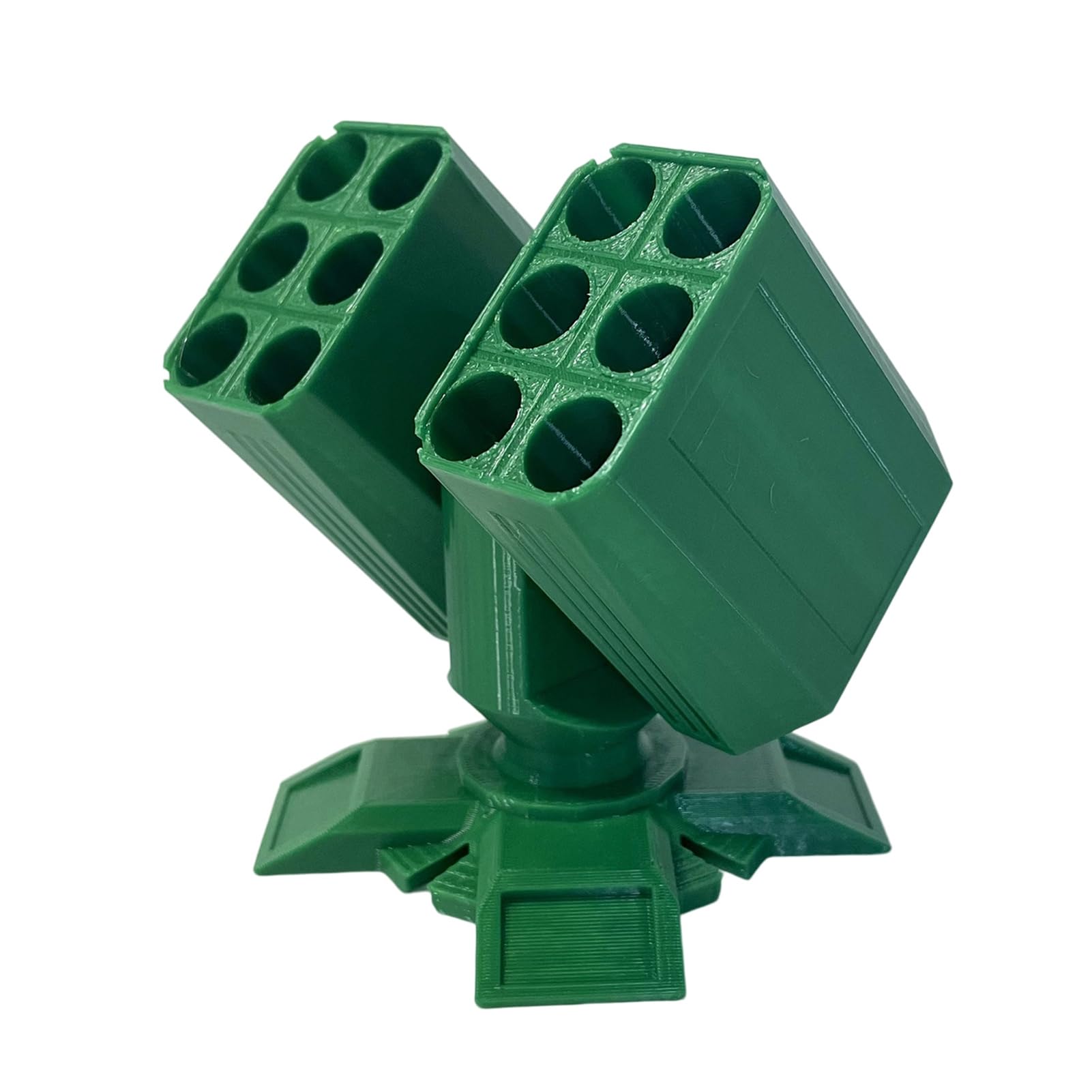 Glifora Pen Holder - 12-Socket Partitioned Storage Organiser for Gel Pens, Pencils and Stylus Pens, 3D Printed Compact Desktop Organiser