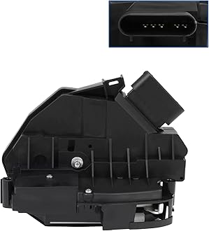 Front Right Passenger Side Door Lock Latch Actuator 5 Pins Fit for Ford Edge 2015-2016, Escape 2013-2017, Fiesta 2011-2016, Focus 2012-2017, Fusion & Lincoln MKZ 2013-2016, BE8Z-5421812-B