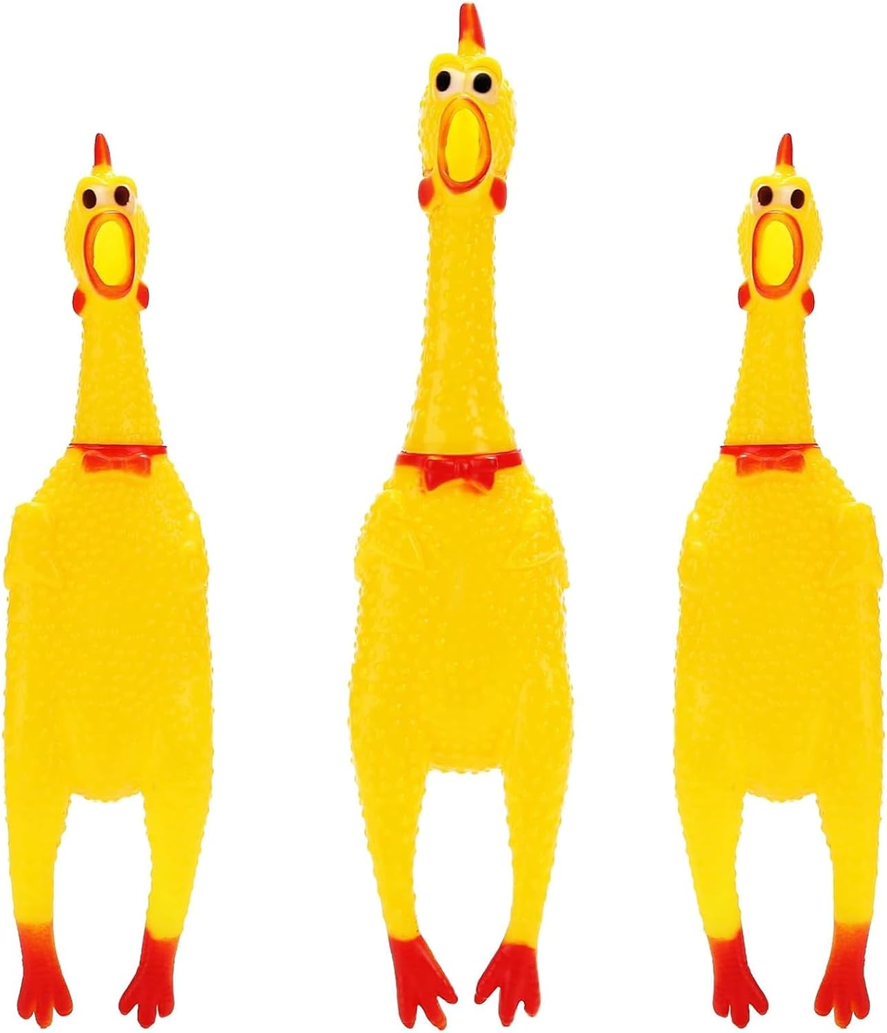 POPLAY 3 PCS Horse Toys, Squeaky Chicken Dog Toys Turkey Ball for Play Horses Play Ball to Reduce Separation Anxiety Noise Maker