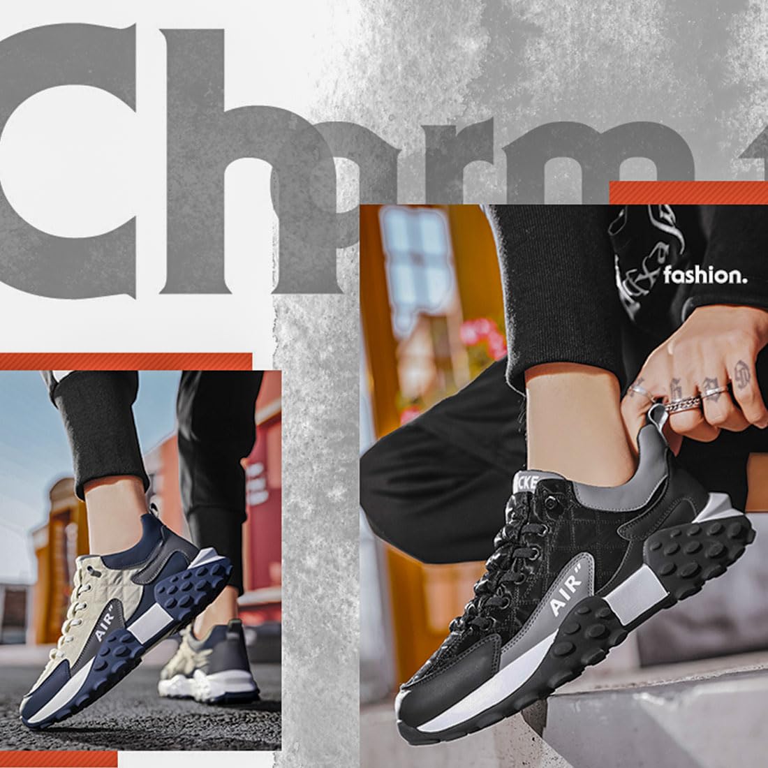 Chaussures sport basses orthopédiques confortables, larges et neutres pour homme, étanches, Air AIP, pour la marche, le tennis, courir