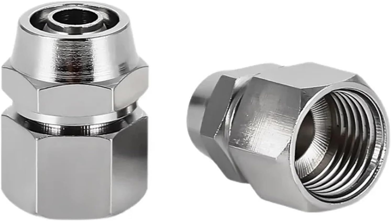 KPCF Coper 10Pcs Female Pneumatic Fittings 1/8" 1/4" 3/8" 1/2" BSP Push In Quick Connector Release Air Fitting OD 4 6 8 10 12MM joyous(KPCF 12-03,10 PCS)