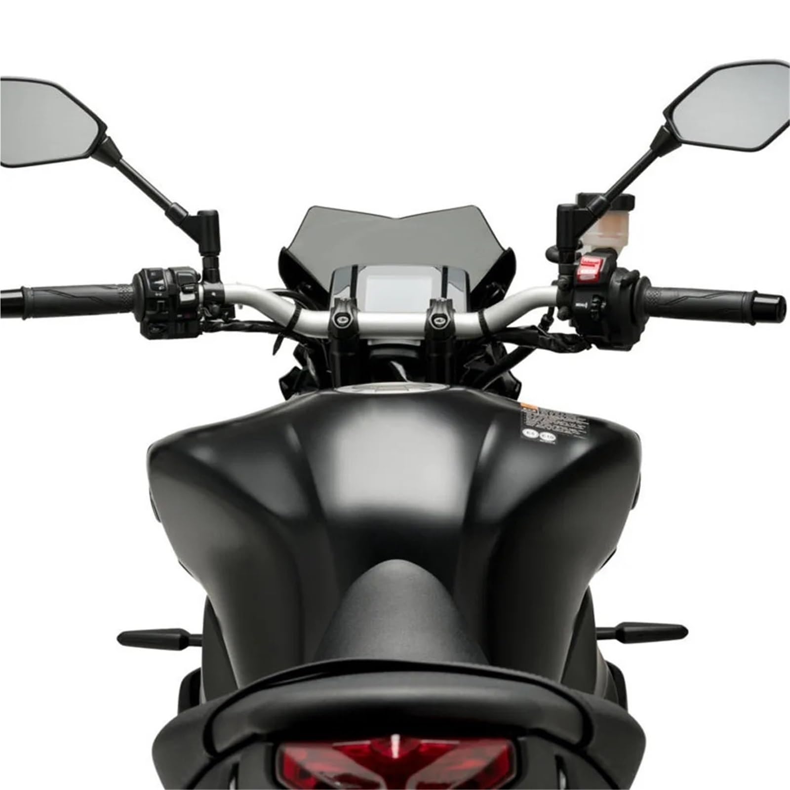 Parabrezza Moto Spoiler Adatto per YAMAHA MT-09 FZ-09 MT 09 FZ 09 MT09 FZ09 2021 2022 Accessori per moto Parabrezza sportivo(Transparent)
