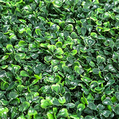 Sunnyglade 12 Pieces 20"X 20" Artificial Boxwood Panels Topiary Hedge Plant, Privacy Hedge Screen Sun Protected Suitable For Outdoor, Indoor, Garden, Fence, Backyard And Decor (12Pcs) #TOP2