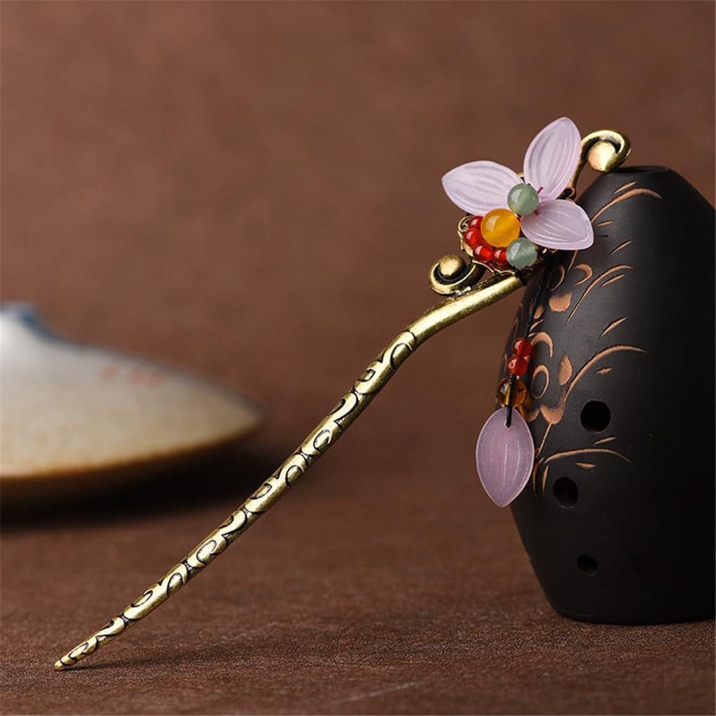 Handmade DIY National Wind Headwear Daily Clover Flower Temperament Sweet Hairpin Hair Ornaments Female