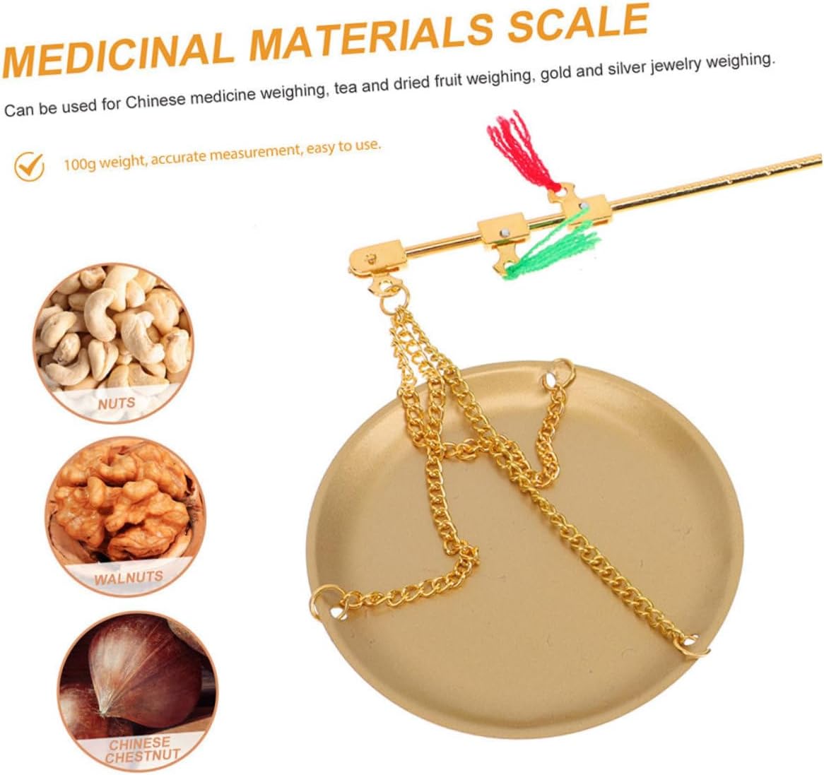 2pcs Multi-function Tea Leaf Scale Portable Gram Scale for Cooking Medicine Dried Fruit