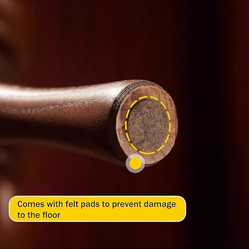 Miniatura 7 de Sillas de comedor, modernas sillas de comedor de madera, silla de cocina tapizada, taburete sin brazos de granja, silla ocasional para cocina, sala