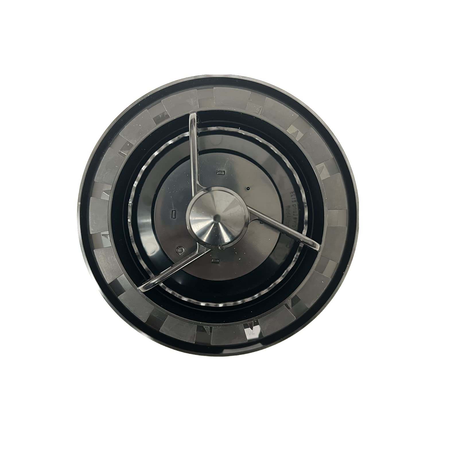 Zehnder Abluftventil LUNA E125 BLACK 705613133 Anemostat Abluft Tellerventil Abluftdiffusor ComfoValve Optimale Belüftung
