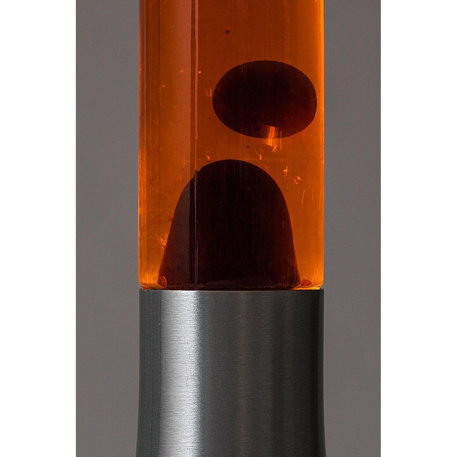 Rabalux Poppilol – Lampe à lave LED 25W, effet décoratif orange/violet, métal argenté, lumière blanc chaud 3000K, 37,5 cm, design moderne pour salon ou chambre