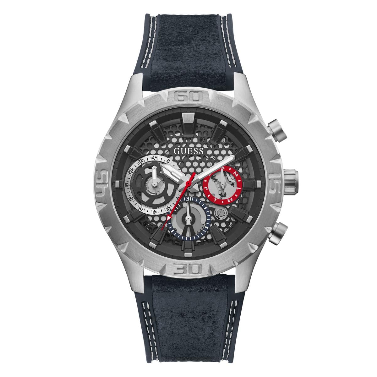 GUESS Silicone Black Dial Men Analog Watch - Gw0514G1 (B0D3DDB2GY) Amazon Price History, Amazon Price Tracker