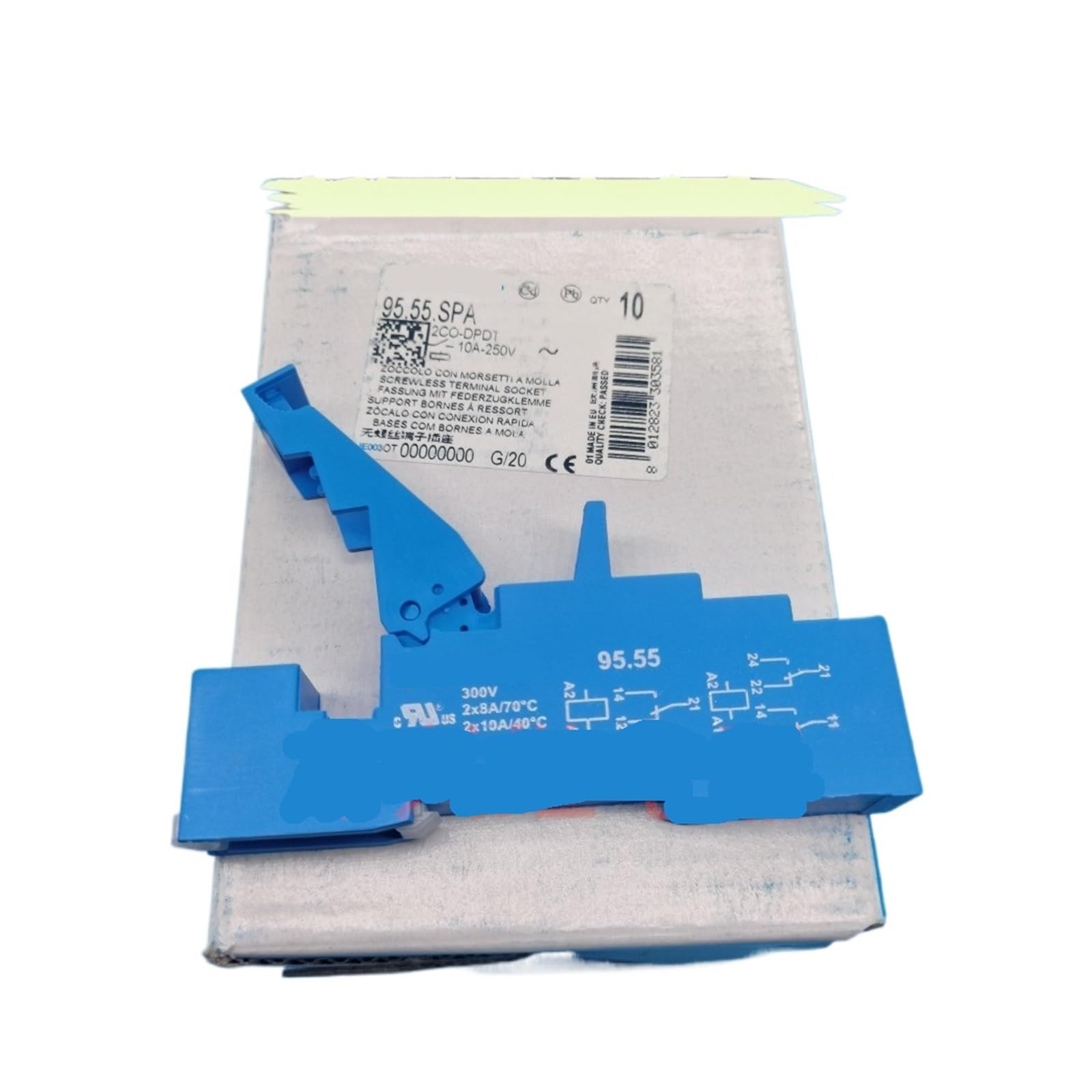 Base de Relais Spa SMA 95.55 socle de connexion électrique individuel