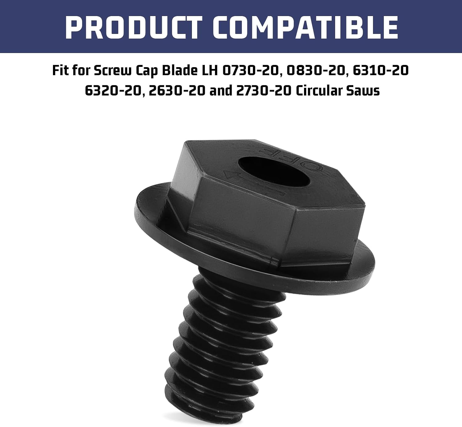 06-75-1010 Replacement for Circular Saw Screw Cap Blade LH, Fit for 0730-20, 0830-20, 6310-20, 6320-20, 2630-20 & 2730-20