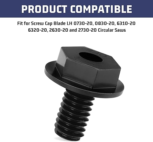 Miniatura 3 de 06-75-1010 Reemplazo para hoja de tapón de tornillo de sierra circular LH, apto para 0730-20, 0830-20, 6310-20, 6320-20, 2630-20 y 2730-20