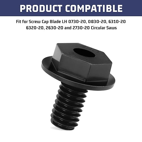 Miniatura 3 de 06-75-1010 Reemplazo para hoja de tapón de tornillo de sierra circular LH, apto para 0730-20, 0830-20, 6310-20, 6320-20, 2630-20 y 2730-20 - 2