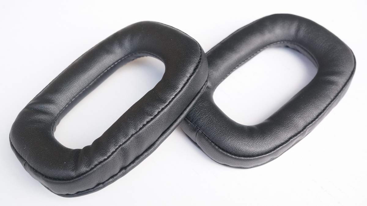 V-MOTAEarpads Compatible with Beyerdynamic DT100 DT109 DT150 DT190 DT-100 DT-109 DT-150 DT-190 headset 1 pair (Leather cover) Cushion Leather cover Repair Parts