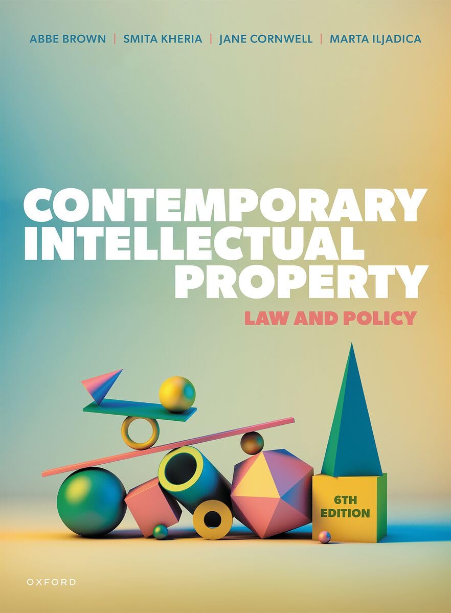 Contemporary Intellectual Property 6th Edition Paperback – Import, 20 September 2023