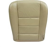 Vista 4 de Compatible con Ford F250 F350 Lariat XLT 2003, 2004, 2005, 2006, 2007, funda de repuesto para asiento inferior del conductor