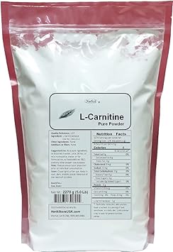 L-Carnitine Pure Powder Energy 2270g 5.0 Lb