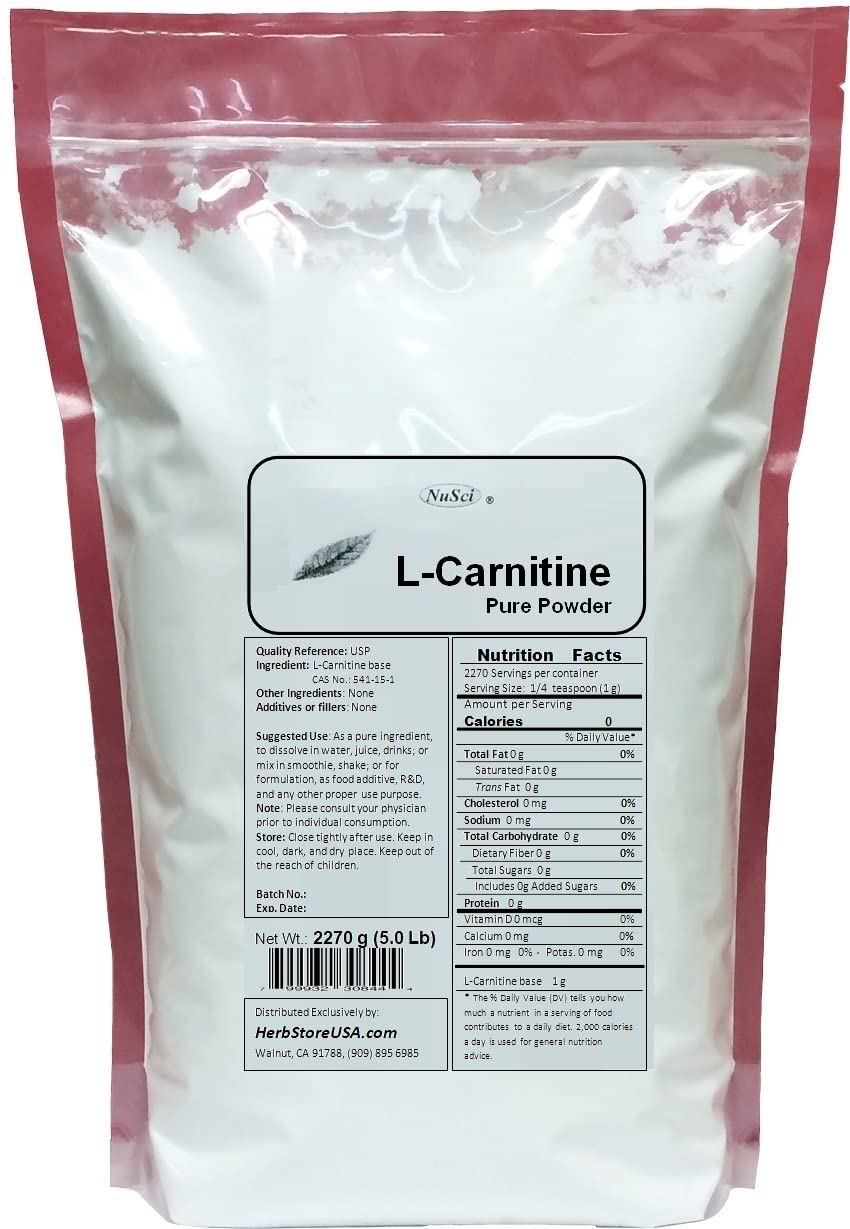l'carnitine powder NOW L-Carnitine Pure Powder -- 3 oz