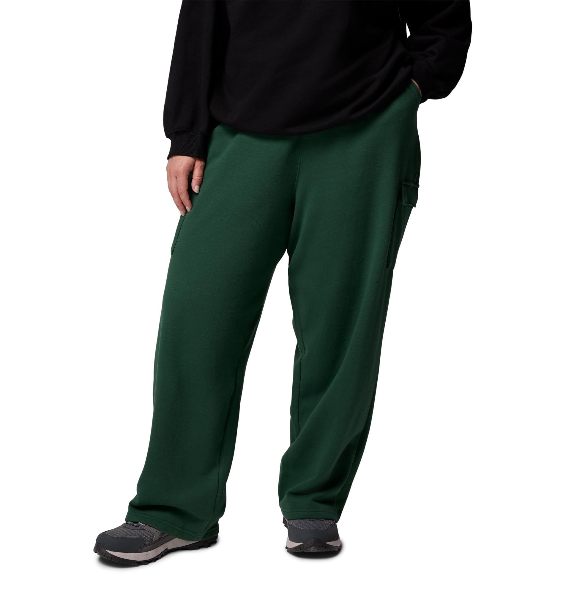 Womens Aldermore Fleece Cargo Pant, Rain Forest, 1X