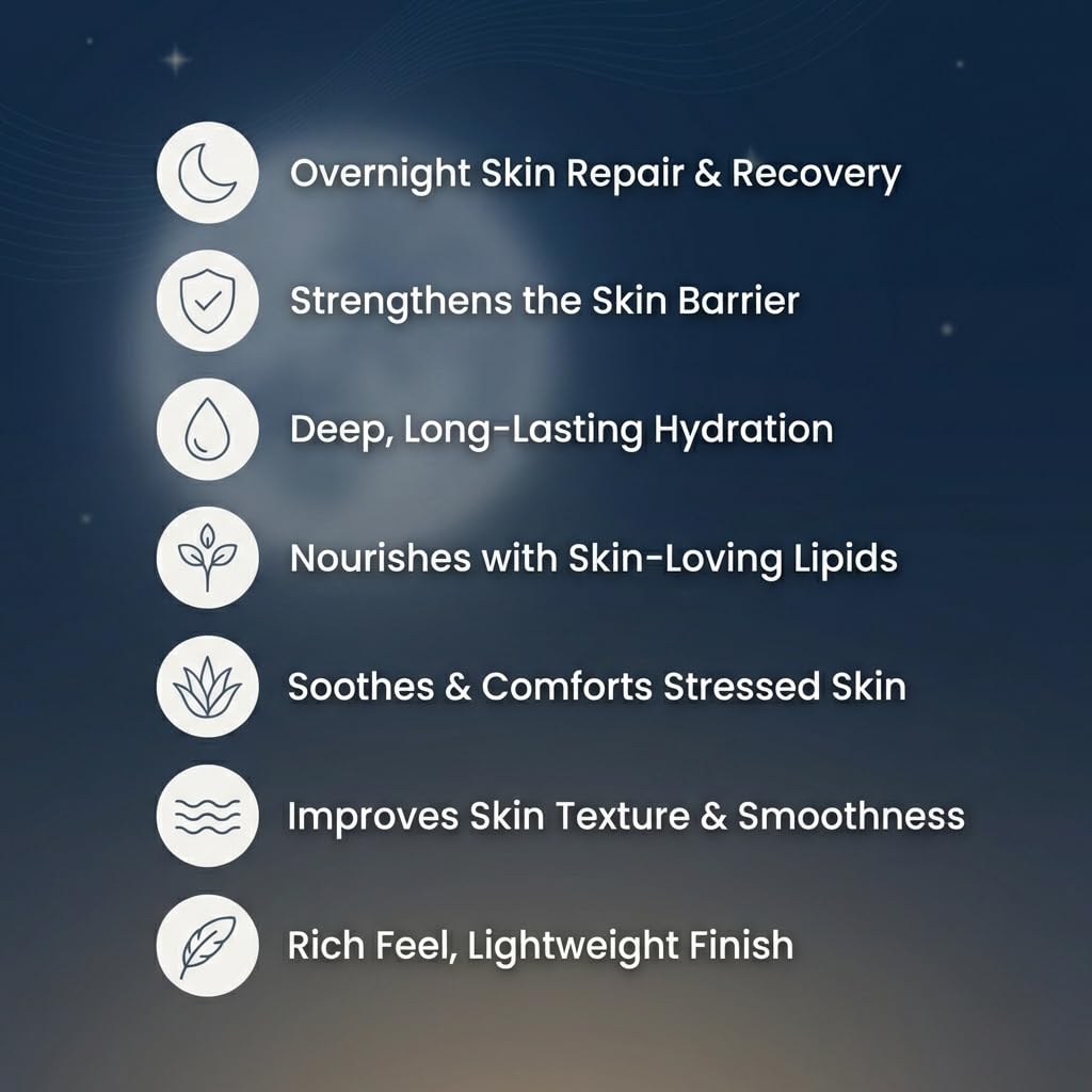 SEACRET Bio Skin Hydration Night Cream - Bio-Fermented Dead Sea Minerals with Niacinamide, Jojoba & Argan Oil - Deep Overnight Non-Greasy Hydration and Repair for Firmer, Renewed Skin, 1.7 fl oz - Image 5