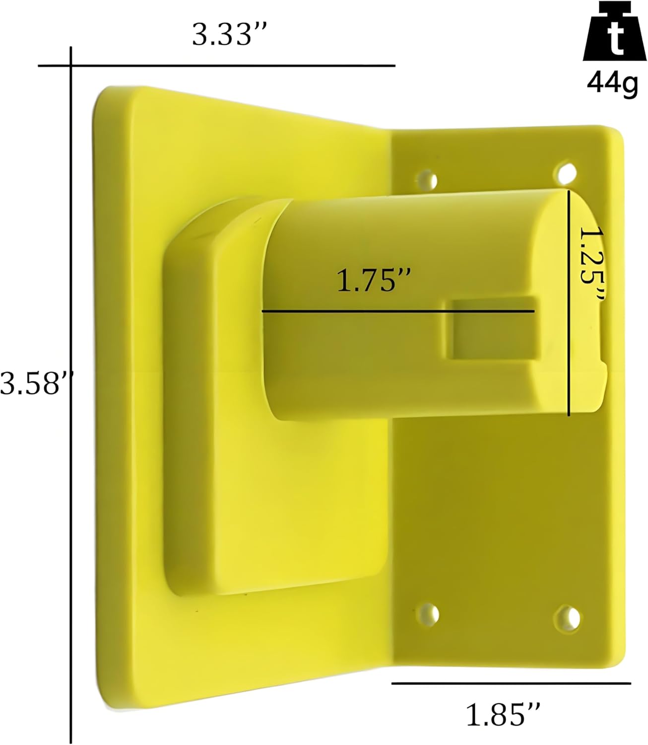 12 pack Tool Mount Holder Plastic Electric Tool Battery Dock Compatible with Ryobi 18V Battery Heavy Duty for Workshop Garage