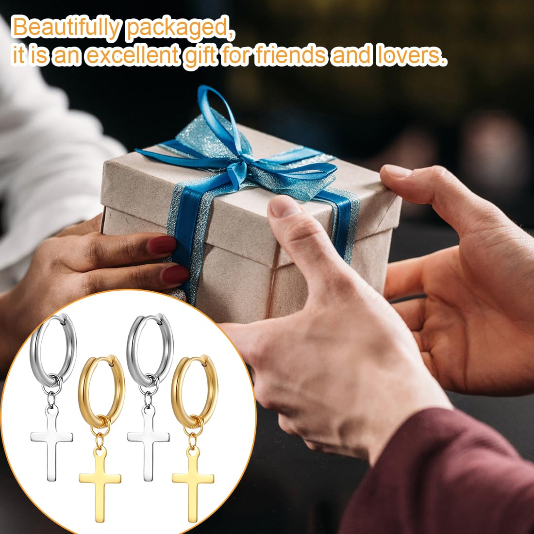 Pendientes Circonios Blancos Mujer Hombre Pendientes Criollos Plegables Con Circonios - Acero Inoxidable, Unisex, Elegantes Pendientes Plegables Hombre Mujer