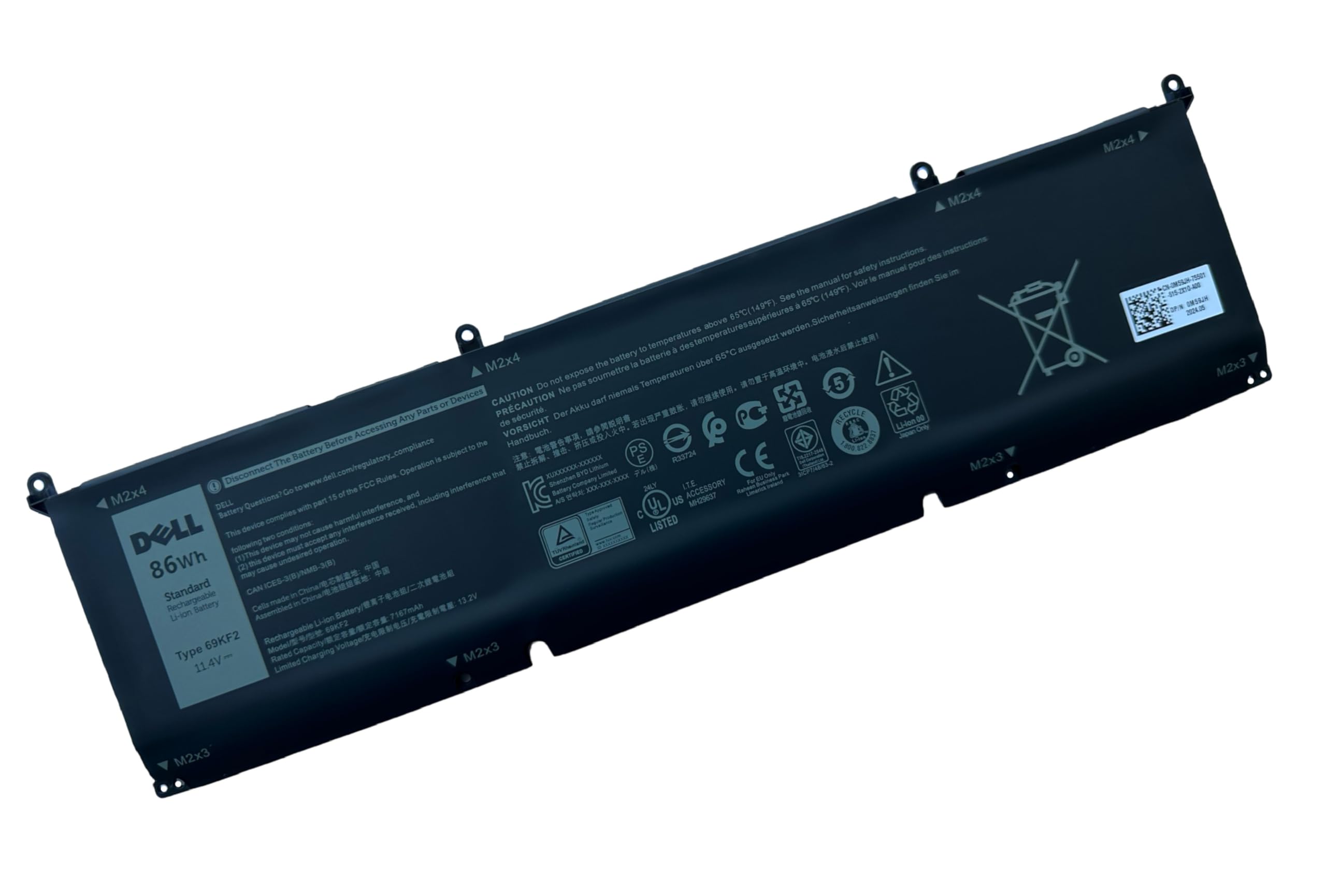 Amazon.com: DELL 69KF2 11.4V 86Wh Notebook Battery For Dell G7 15